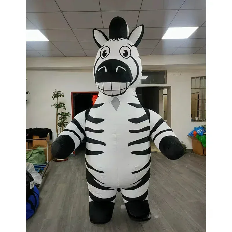 Event & Party Supply Photos - زي زيبرا قابل للنفخ للبالغين، بدلة