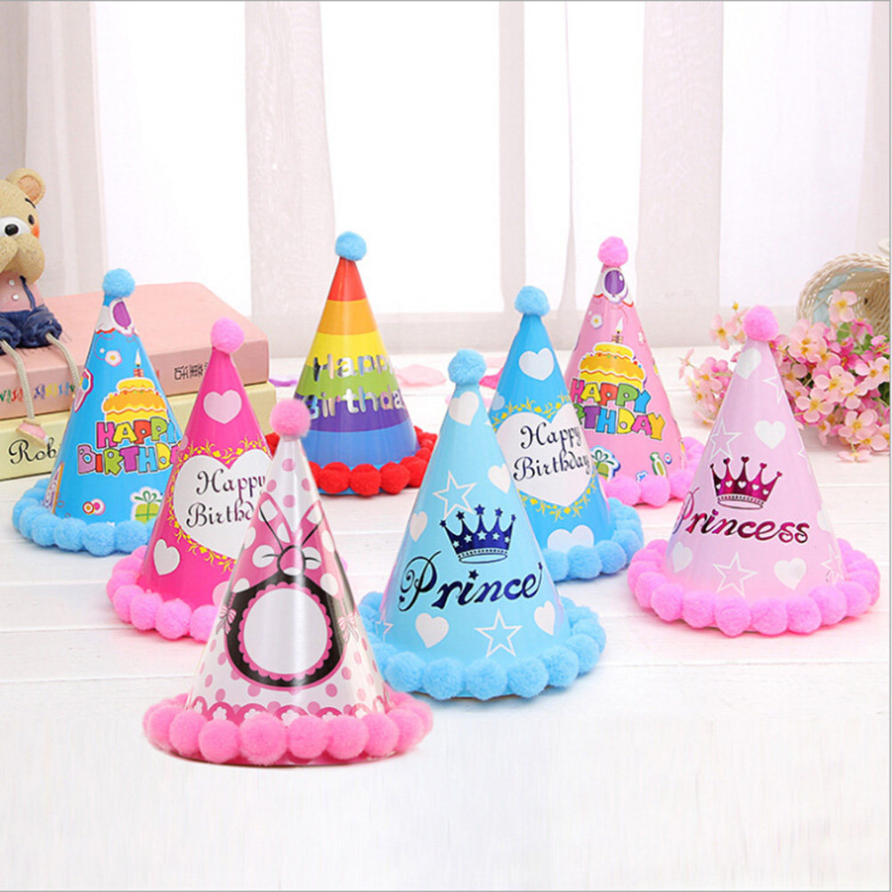 Party Hat Cone - 12 قطعة من قبعات حفلات أعياد