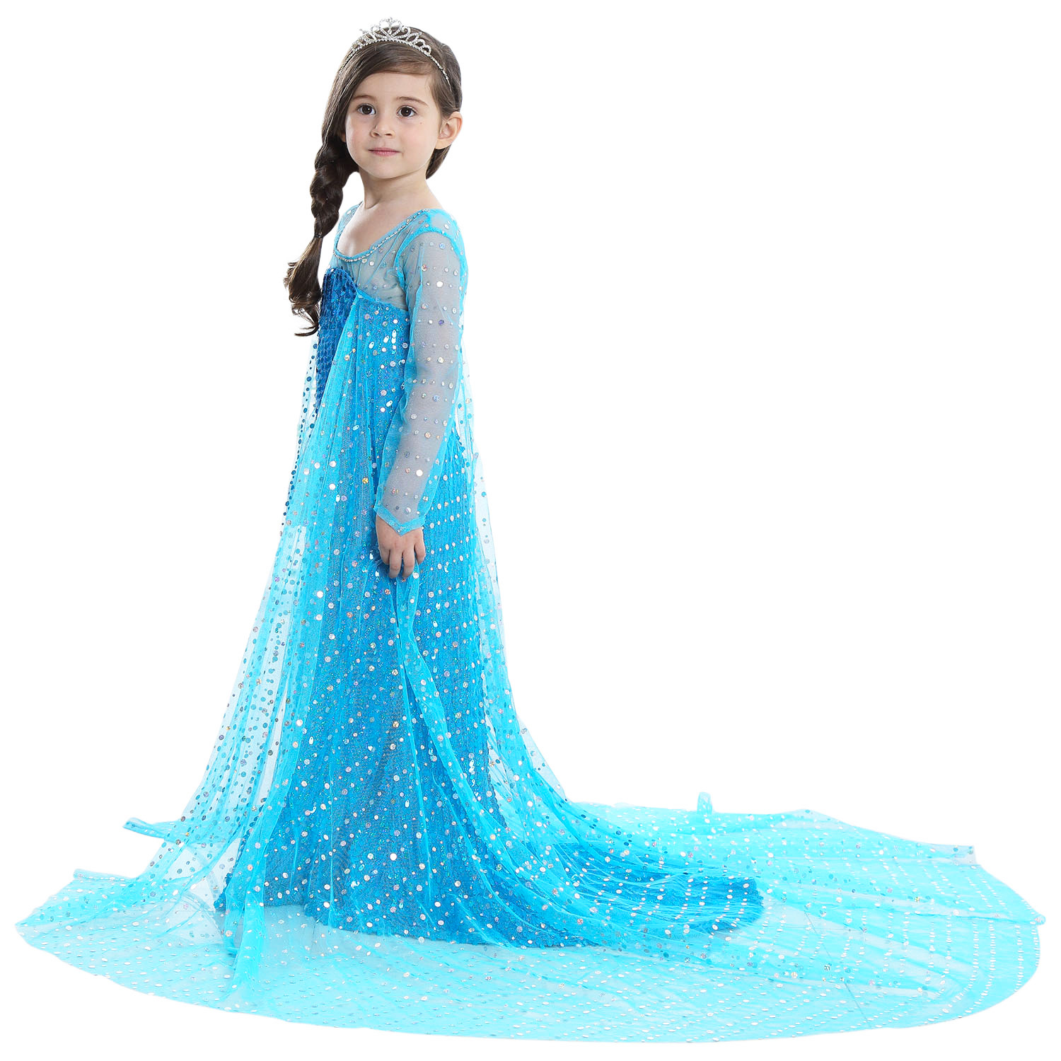 فستان أميرة للفتيات، ثوب طويل  - مراجعة Glitter Tablecloth وسعره